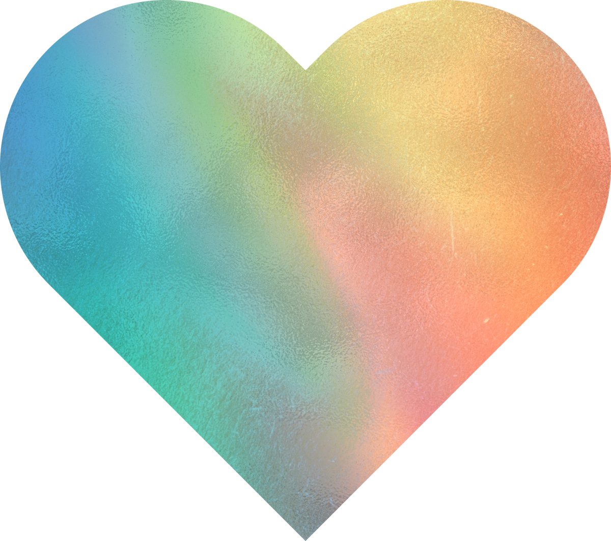 Holographic Sticker Heart